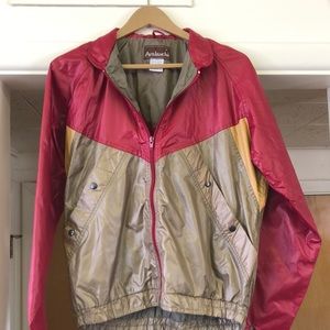 Maroon Avalanche windbreaker